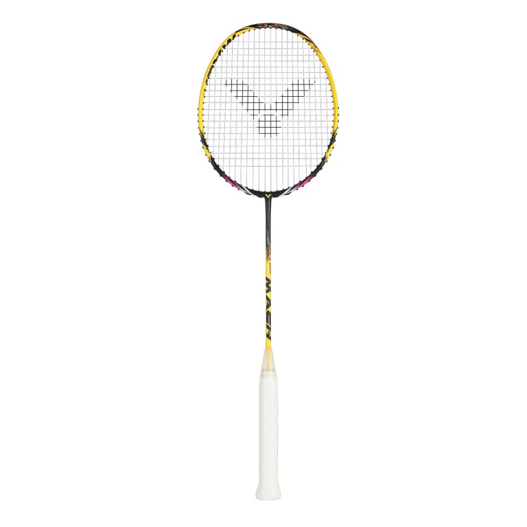 Victor rakieta do badmintona Auraspeed 25MACH (z przodu ciężka/bardzo sztywna) żółta - niestrunowana -